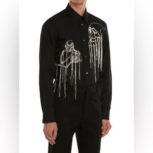 Alexander McQueen
Embroidered Skull Button-Down Shirt